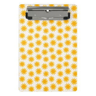 Gold Sunburst Pattern Mini Clipboard