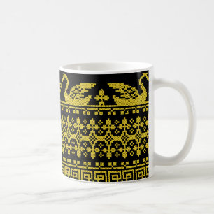Gold Swans Coffee Mug