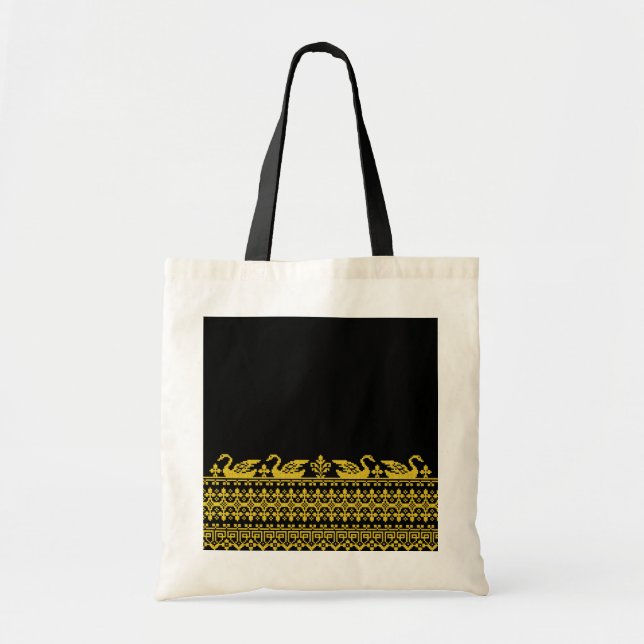 Gold Swans Tote Bag (Front)