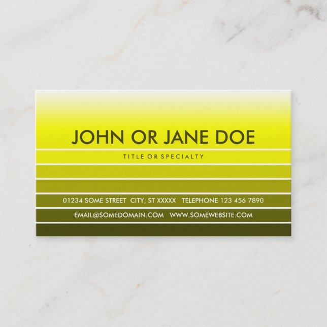 gold swatch business card (Front)