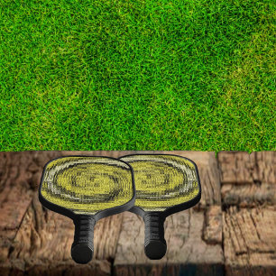 Gold Swirl-IV Pickleball Paddle