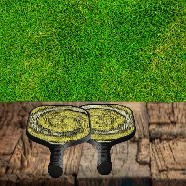 Gold Swirl-IV Pickleball Paddle (Gold Swirl-IV, is the Pickleball Paddle for you, if you want something unique!)