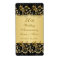 Gold swirls 50th Wedding Anniversary Wine