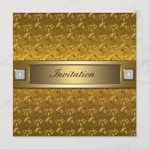 Gold Swirls Gold All Occasion Party Template