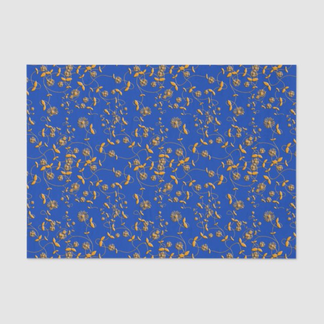 Gold Swirls Tissue Paper (Front)