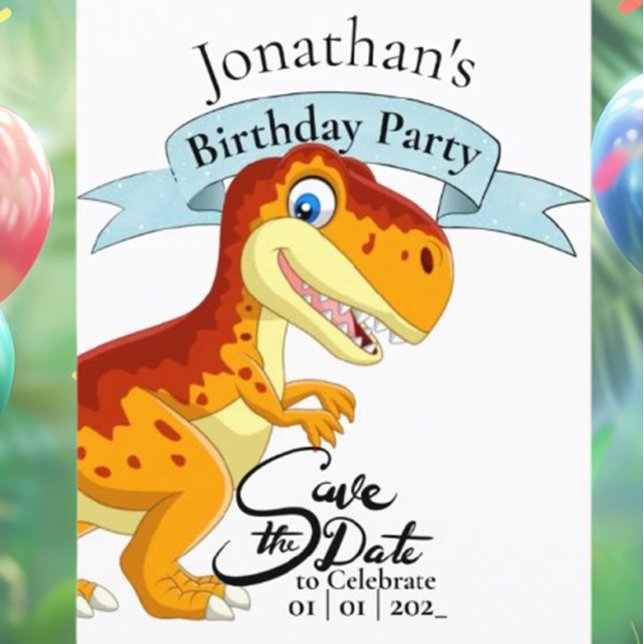 Gold T Rex, Happy Birthday Boy Postcard (Celebrate your little one's special day with our Gold T Rex Happy Birthday )
