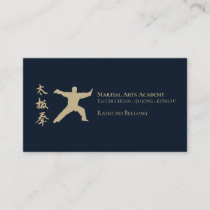 Gold Tai Chi Business Card