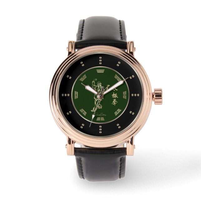 Gold Tai Chi Chuan Luxury  Watch (Front)