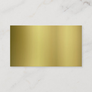 Gold Template Back Customise Business Card
