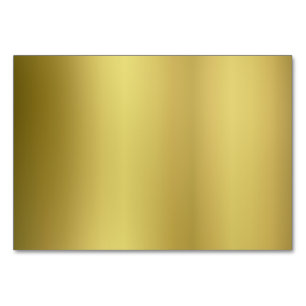 Gold Template Back Customise Table Number