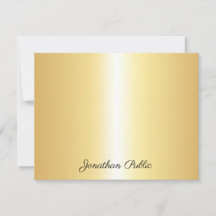 Gold Template Calligraphed Script Text Name