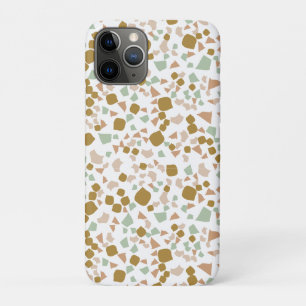 Gold terrazzo Minimal modern iPhone 11 Pro Case