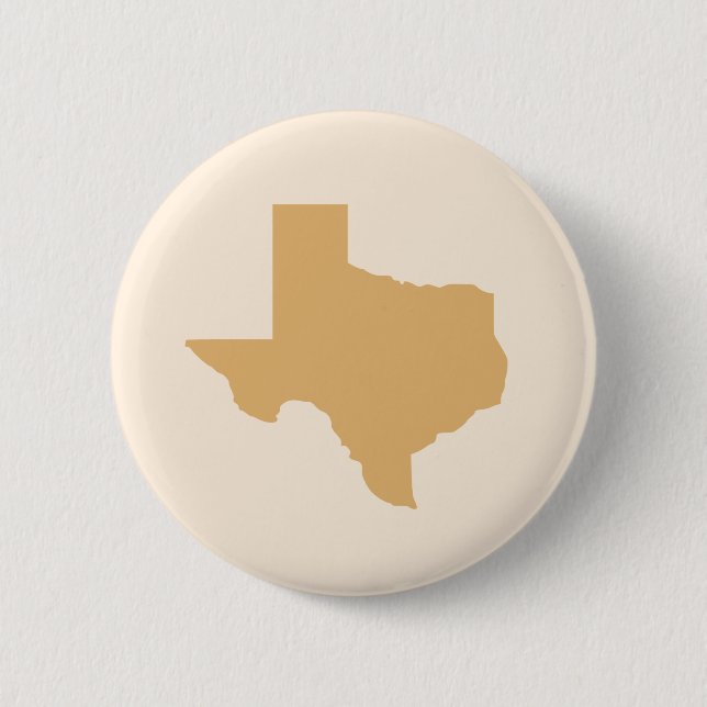 Gold Texas Souvenir Button (Front)