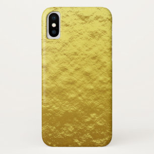 Gold Texture Pattern (Luxurious Golden Glow) iPhone X Case
