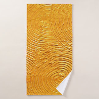 Gold textured surface,  golden background,  painti bath towel