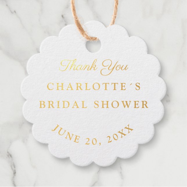 gold thank you tag with autumn oak (Front)