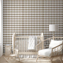 Gold Thor Hammer white smooth vinyl wallpaper