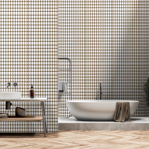 Gold Thor Hammer white smooth vinyl wallpaper