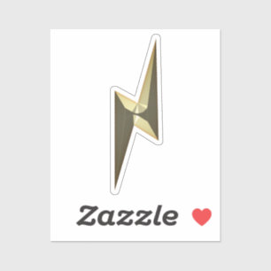 Gold thunder lightning modern fun cool