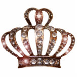 Gold Tiara Sculpture Standing Photo Sculpture<br><div class="desc">Gem of a gift for any Diva!  These make fabulous awards,  party decor or cake tops!  Check out all tiara designs!</div>