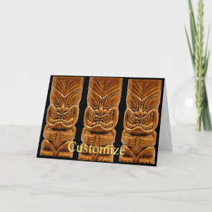 Gold Tiki Sculpture Thunder_Cove  Card