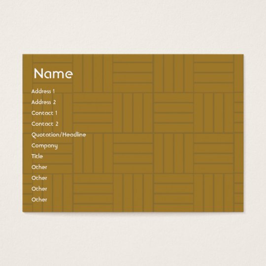 Gold Tile - Chubby Business Card