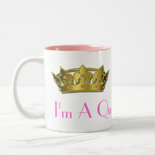 Gold Tone Crown Mug