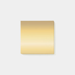 Gold Tones Gentle Colour Flow Versatile Abstract Post-it Notes