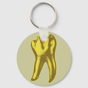 Gold Tooth Key Ring