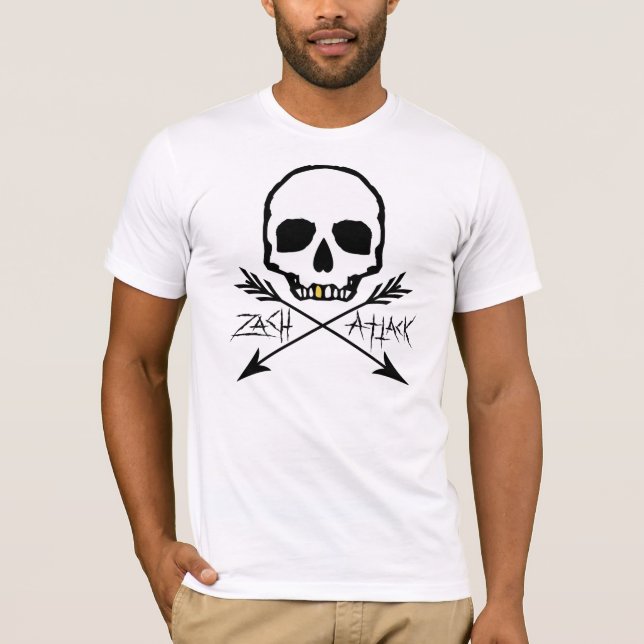 Gold Tooth Skull version 1 T-Shirt (Front)