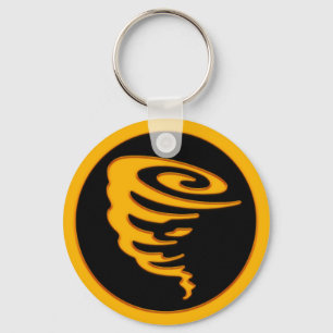 Gold Tornado Key Ring