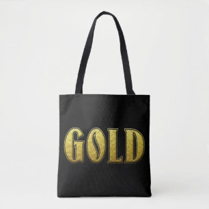 Gold Tote Bag