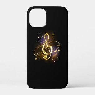 Gold Treble Clef Music iPhone 12 Mini Case