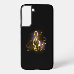 Gold Treble Clef Music Samsung Galaxy Case