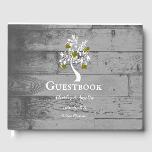 Gold Tree of Hearts Wedding Guestbook