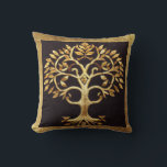 Gold Tree of Life by kedoki Ancient Rustic Cushion<br><div class="desc">Gold Tree of Life by kedoki Ancient Rustic</div>