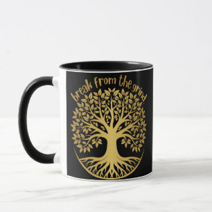 Gold Tree Of Life Coffee Mug