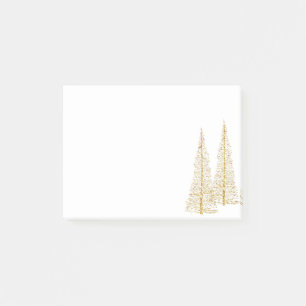 Gold Trees Post-it® Notes