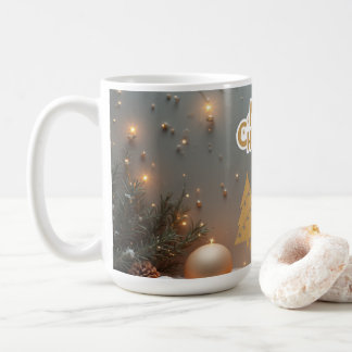 Gold treess coffee mug