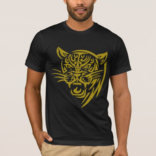 Gold Tribal Tiger T-Shirt (Front)