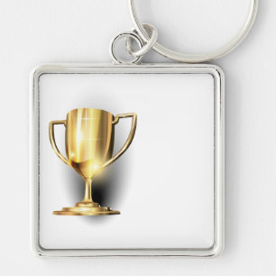 Gold Trophy Key Ring