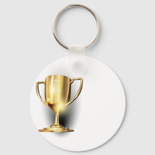 Gold Trophy Key Ring