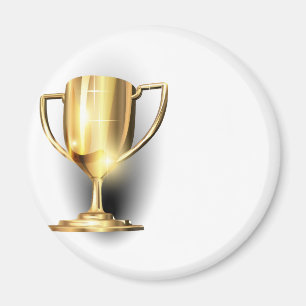 Gold Trophy Magnet
