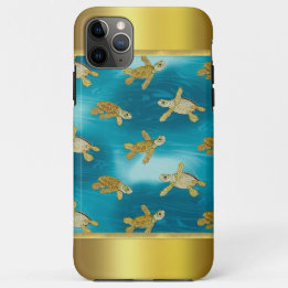 Gold Turtles iPhone 11 Pro Case