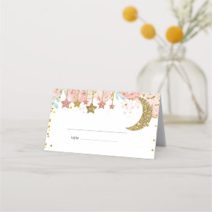 Gold twinkle twinkle Baby Shower Place card