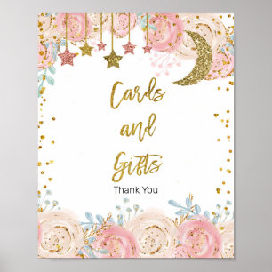 Gold twinkle twinkle star Cards and Gifts Sign