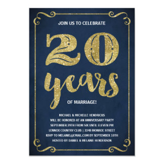 20Th Anniversary Invitation Cards 8