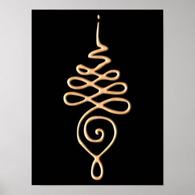 Gold Unalome Poster (Front)