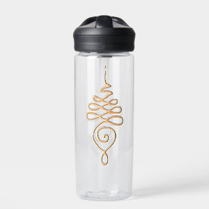 Gold Unalome water bottle