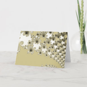 Gold Urchins Greetings Card